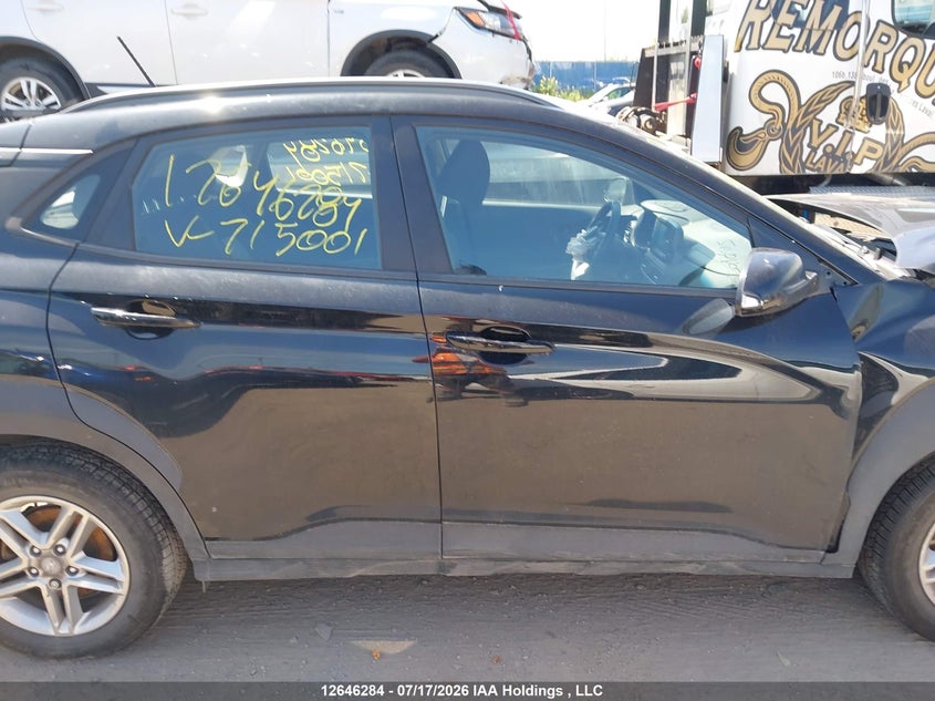 2021 Hyundai Kona Se VIN: KM8K1CAA2MU715001 Lot: 12646284