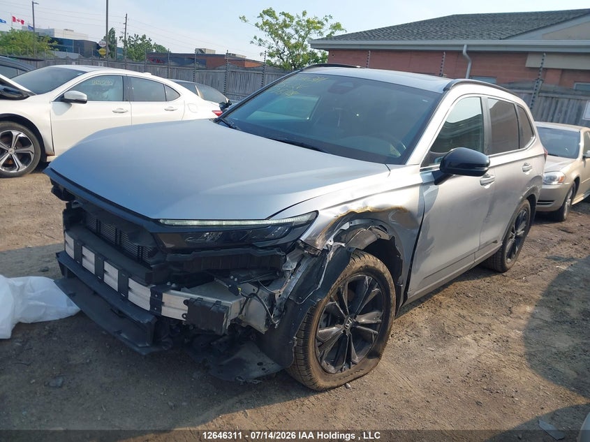2025 Honda Cr-V Hybrid, Front, IAAI, VIN 2HKRS6H97SH215128 — photo 2