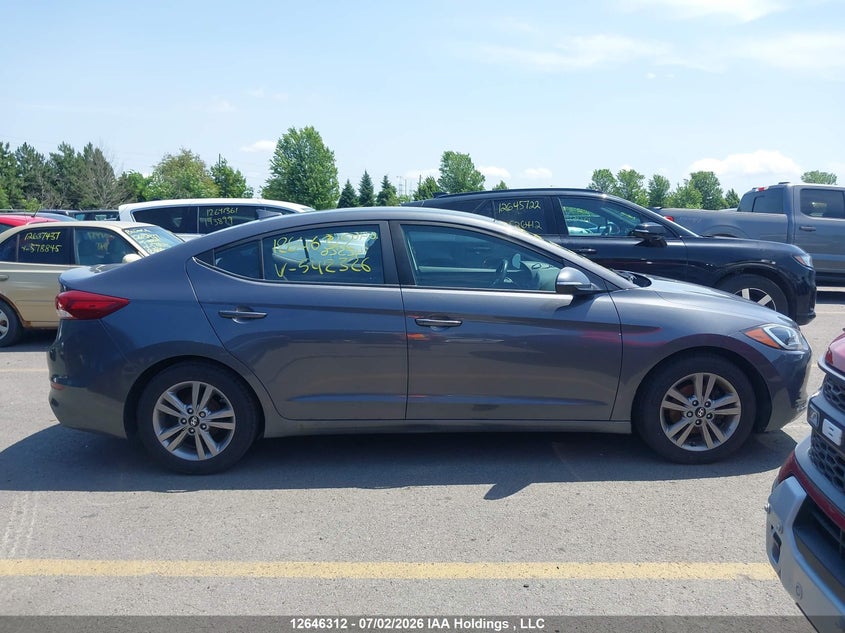 2018 Hyundai Elantra Gl VIN: KMHD84LFXJU542326 Lot: 12646312