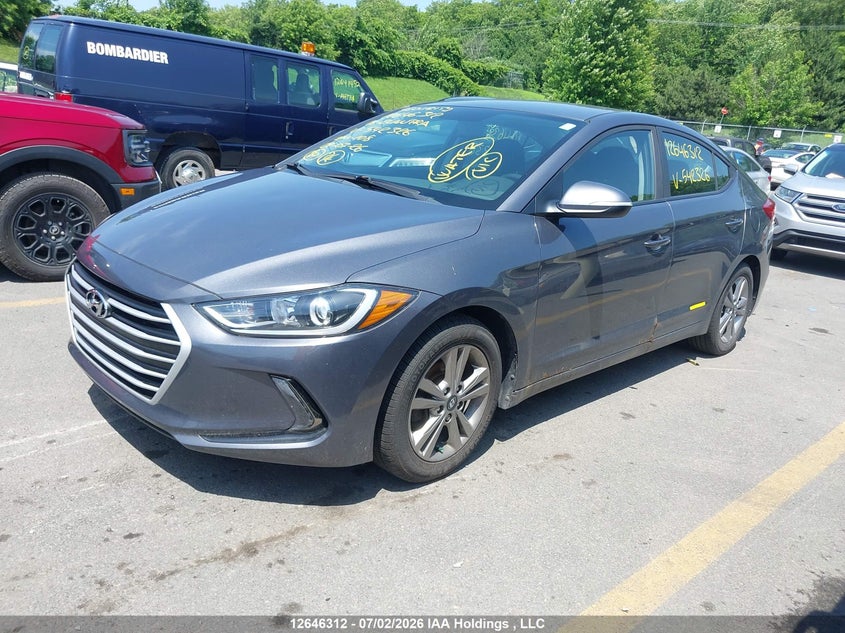 2018 Hyundai Elantra Gl VIN: KMHD84LFXJU542326 Lot: 12646312