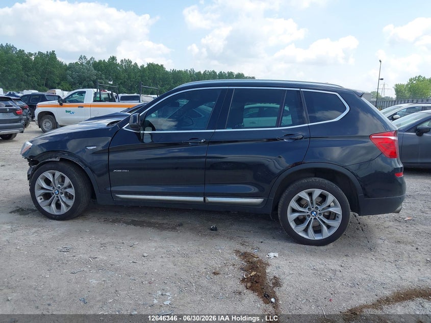 2016 BMW X3 SPORT UTILITY VEHICLE 2.0L I-4 DI, DOHC, VVT, TURBO, 241HP