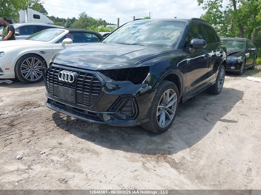 2024 Audi Q3, Front, IAAI, VIN WA1DECF30R1030946 — photo 2
