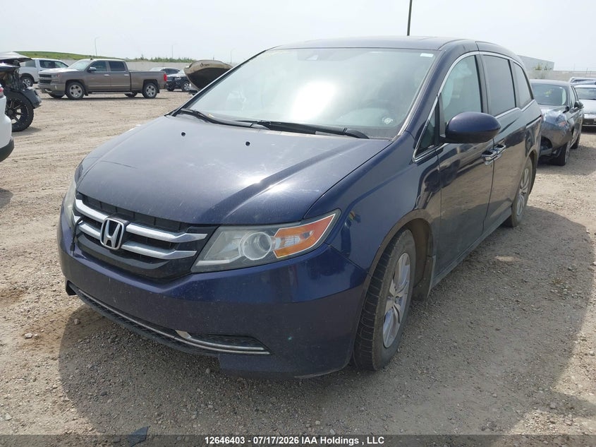 2017 Honda Odyssey, Удар спереду, IAAI, VIN 5FNRL5H63HB501997 — фото 2