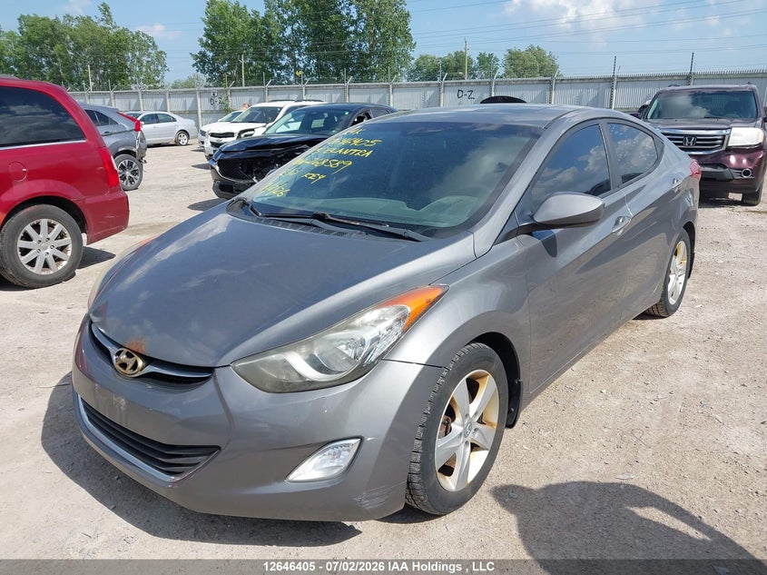 2013 Hyundai Elantra Gls/Limited, Charity, IAAI, VIN 5NPDH4AE1DH268589 — photo 2
