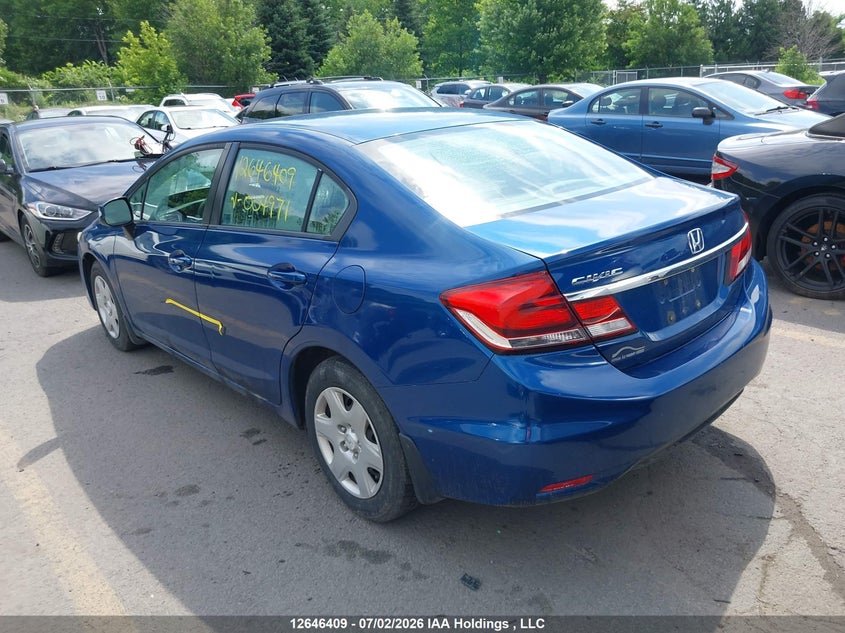Vin: 2hgfb2f44dh004971, lot: 3047728, honda civic lx 20133