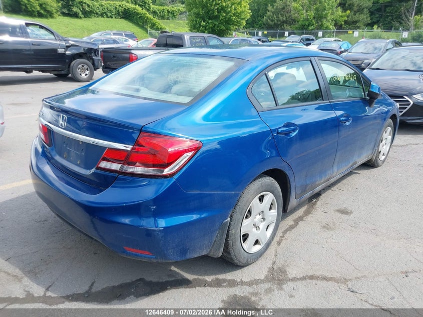 Vin: 2hgfb2f44dh004971, lot: 3047728, honda civic lx 20134