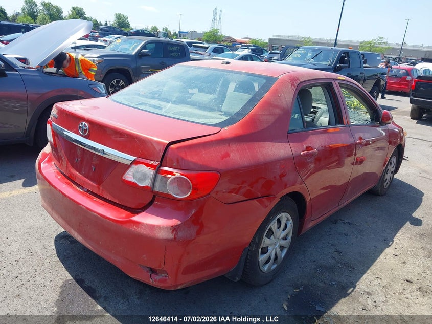 Vin: 2t1bu4ee4dc940791, lot: 3047733, toyota corolla ce 20134