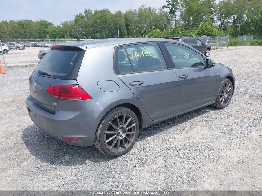Vin: 3vw217auxhm052368, lot: 3047754, volkswagen golf 1.8 tsi comfortline/1.8 tsi highline/1.8 tsi trendline 20174