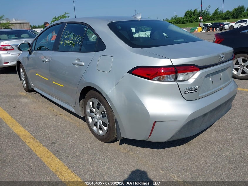 Vin: 5yfb4mde6sp319034, lot: 3047756, toyota corolla le 20253