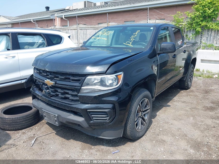 2021 Chevrolet Colorado Wt, Front, IAAI, VIN 1GCGTBEN4M1159707 — photo 2