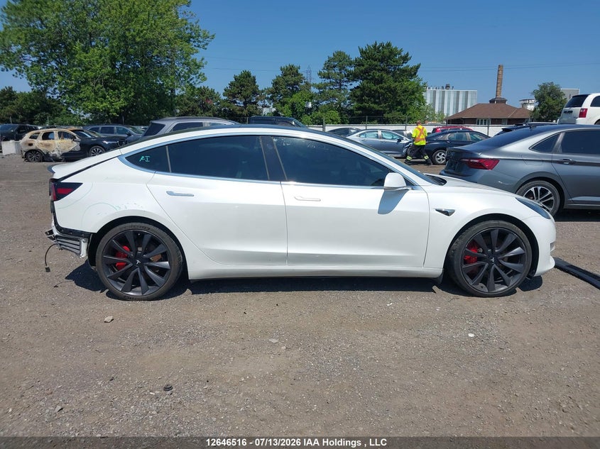 2020 Tesla Model 3 Performance VIN: 5YJ3E1EC4LF716784 Lot: 12646516