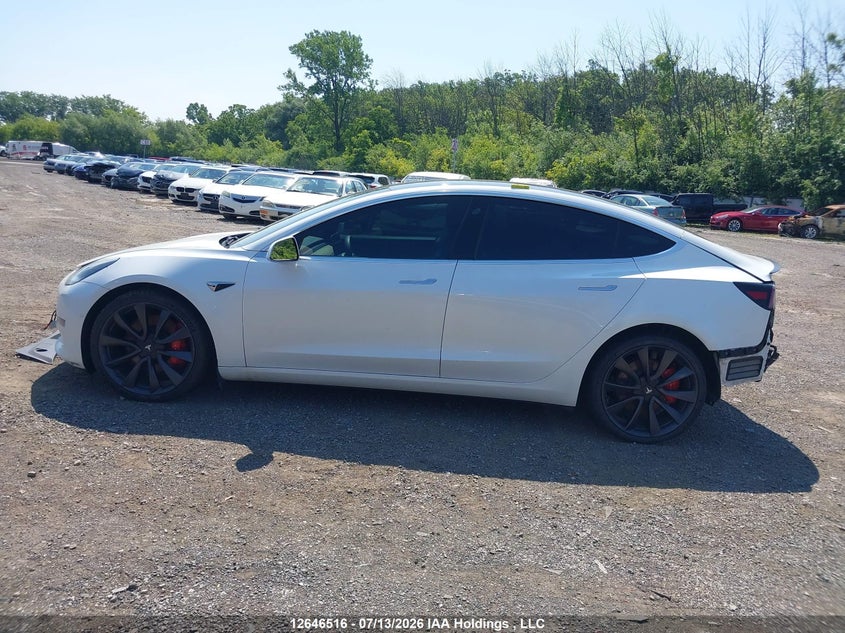 2020 Tesla Model 3 Performance VIN: 5YJ3E1EC4LF716784 Lot: 12646516