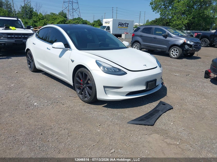 2020 Tesla Model 3 Performance VIN: 5YJ3E1EC4LF716784 Lot: 12646516