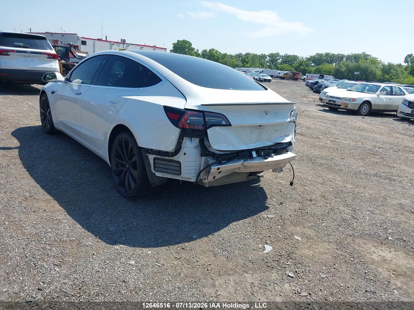 2020 Tesla Model 3 Performance VIN: 5YJ3E1EC4LF716784 Lot: 12646516