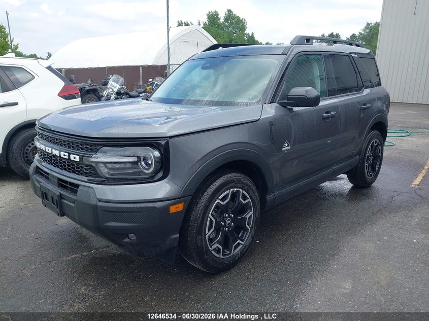 2026 Ford Bronco Sport Outer Banks, Front, IAAI, VIN 3FMCR9CN9TRE47277 — photo 2