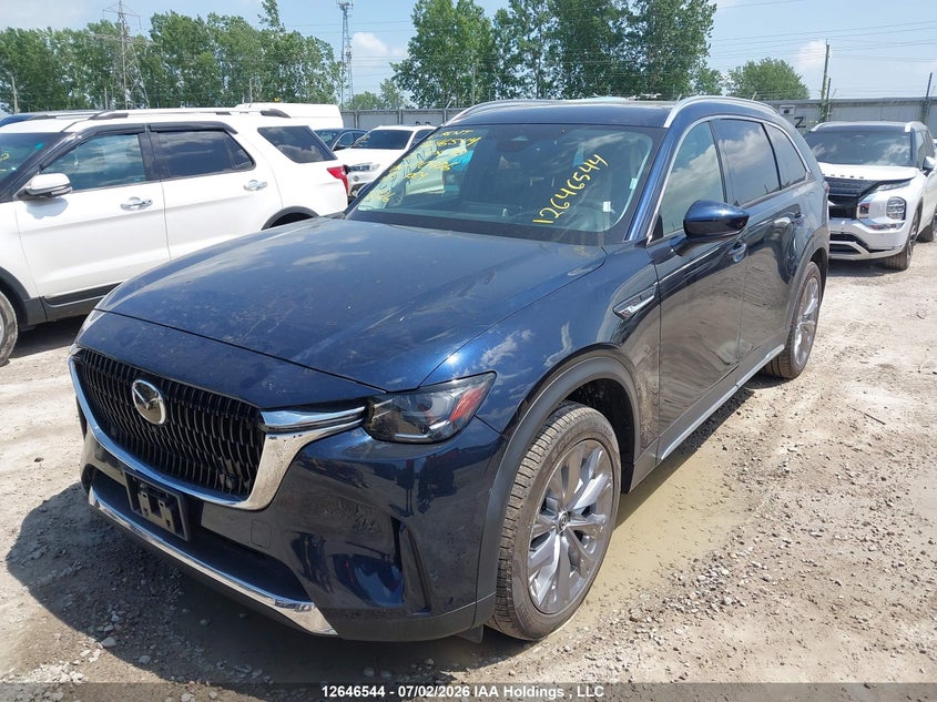 2025 Mazda CX-90, Двигатель, IAAI, VIN JM3KKDHD2S1190406 — фото 2