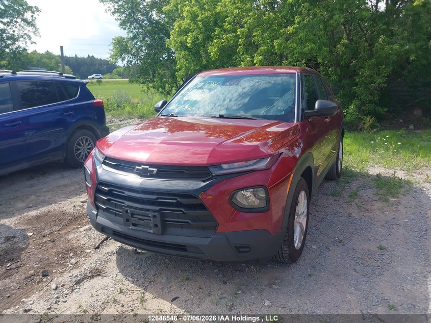 2023 Chevrolet TrailBlazer, Right Side, IAAI, VIN KL79MMS26PB212706 — photo 2