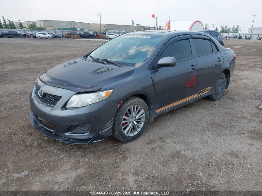 2009 Toyota Corolla, Right Side, IAAI, VIN 2T1BU40EX9C010621 — photo 2