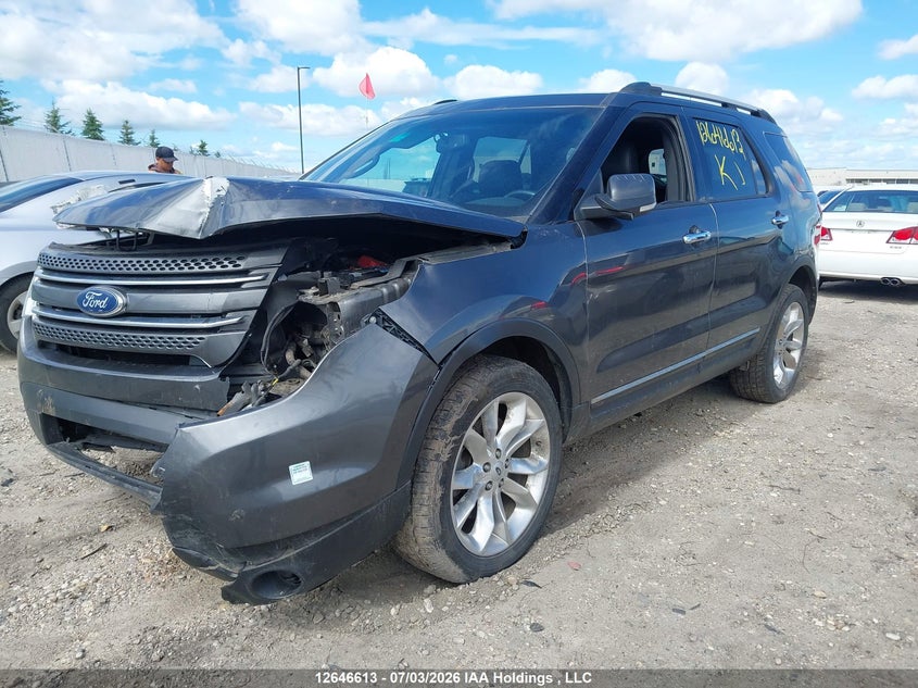 2015 Ford Explorer, Front, IAAI, VIN 1FM5K8F85FGB99229 — photo 2
