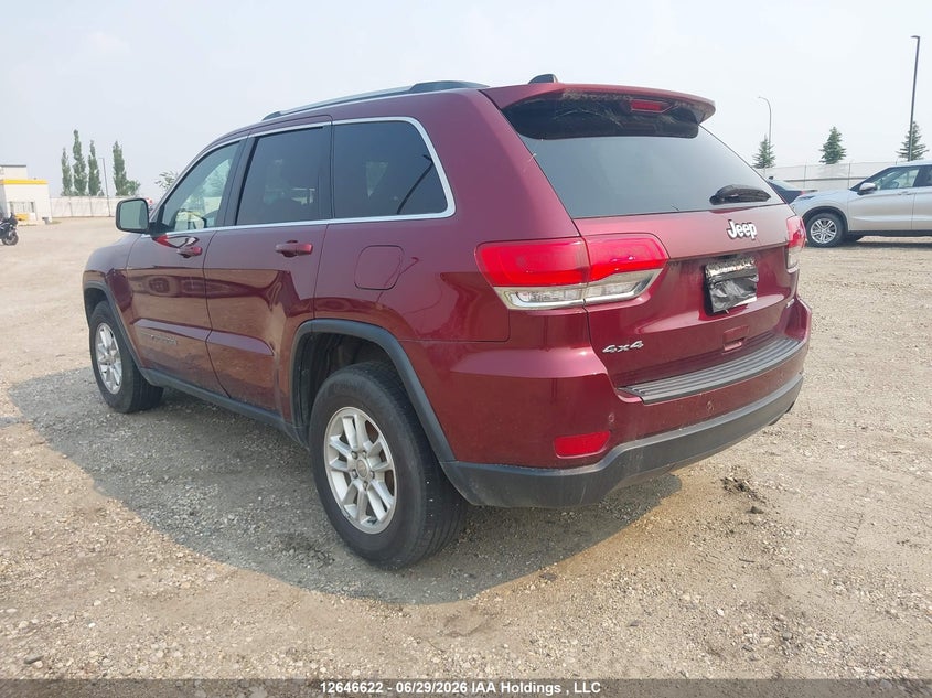 Vin: 1c4rjfag7kc749527, lot: 3047981, jeep grand cherokee laredo 20193