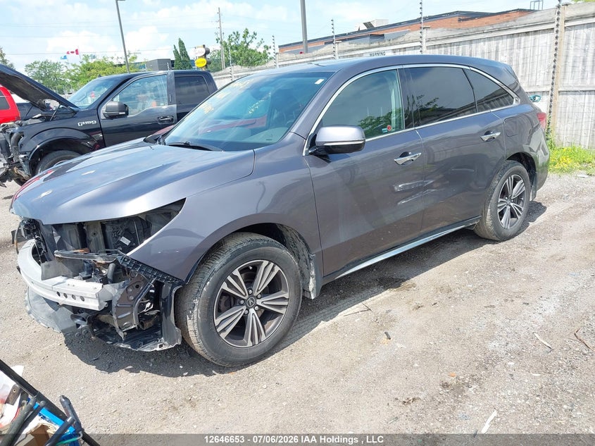 2017 Acura MDX, Front, IAAI, VIN 5FRYD4H23HB507006 — photo 2