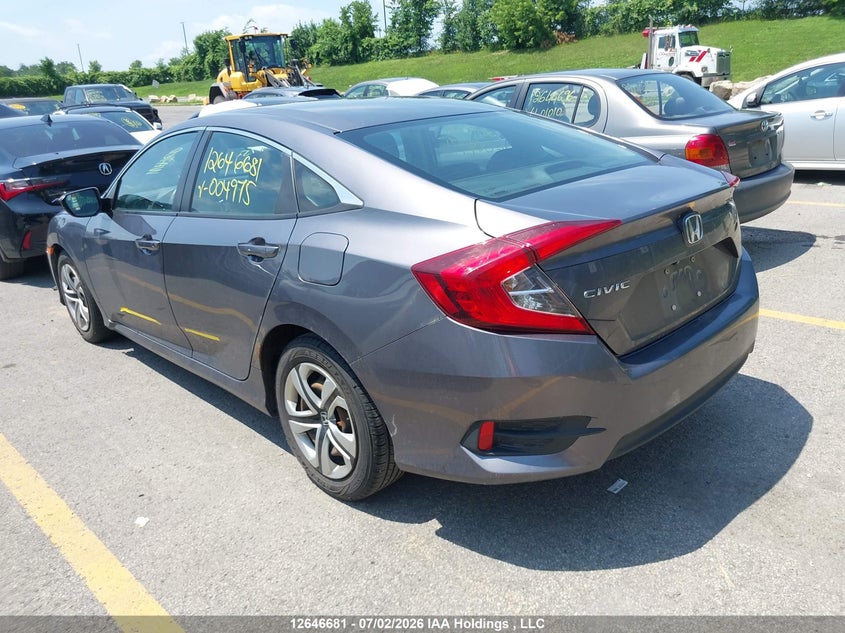2017 HONDA CIVIC SEDAN 2.0L I-4 DOHC, VVT, 158HP