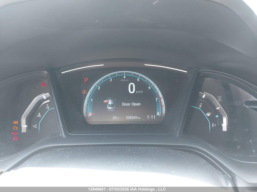 2017 HONDA CIVIC SEDAN 2.0L I-4 DOHC, VVT, 158HP