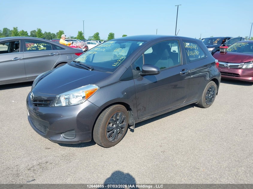 Vin: vnkjtud39ea014690, lot: 3048044, toyota yaris ce 20142