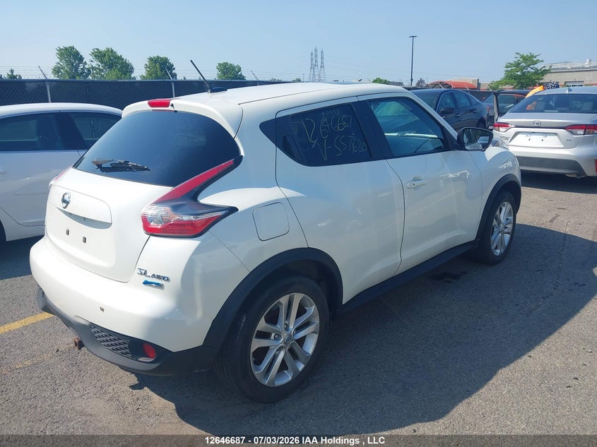 Vin: jn8af5mv8ft557630, lot: 3048046, nissan juke 20154