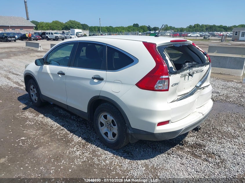 Vin: 2hkrm3h33fh002042, lot: 3048049, honda cr-v lx 20153