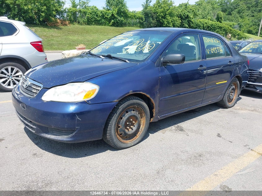 2006 Toyota Corolla, Затопление, IAAI, VIN 2T1BR32E06C693336 — фото 2