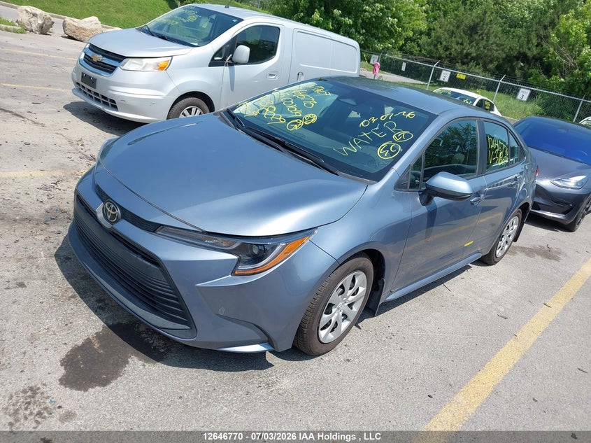 Vin: 5yfb4mde8sp318029, lot: 3048129, toyota corolla le 20252