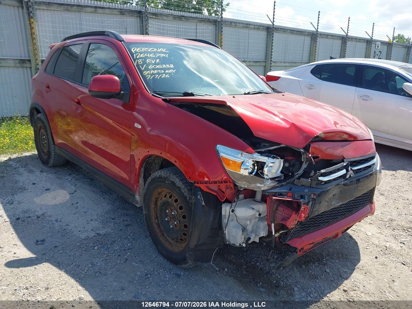2018 Mitsubishi Rvr Se Limited/Gt VIN: JA4AJ4AW4JZ606338 Lot: 12646794