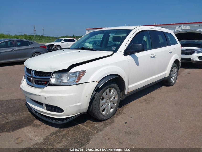 2018 Dodge Journey, Удар спереди, IAAI, VIN 3C4PDCAB3JT288234 — фото 2