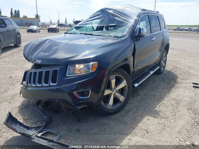 2015 Jeep Grand Cherokee, Перекидання, IAAI, VIN 1C4RJFBG0FC659768 — фото 2