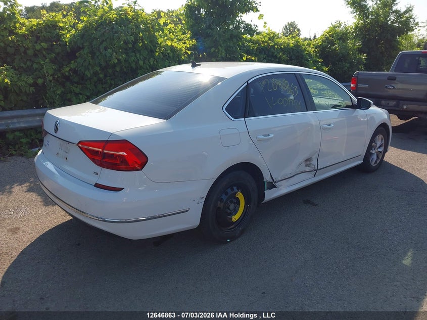 Vin: 1vwas7a30gc004426, lot: 3048236, volkswagen passat s/r-line 20164