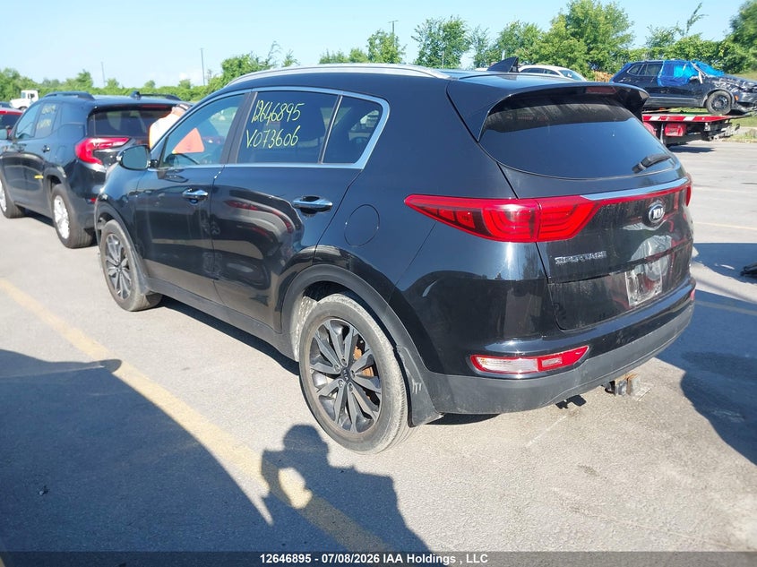 Vin: kndpn3ac7h7073606, lot: 3048271, kia sportage ex 20173