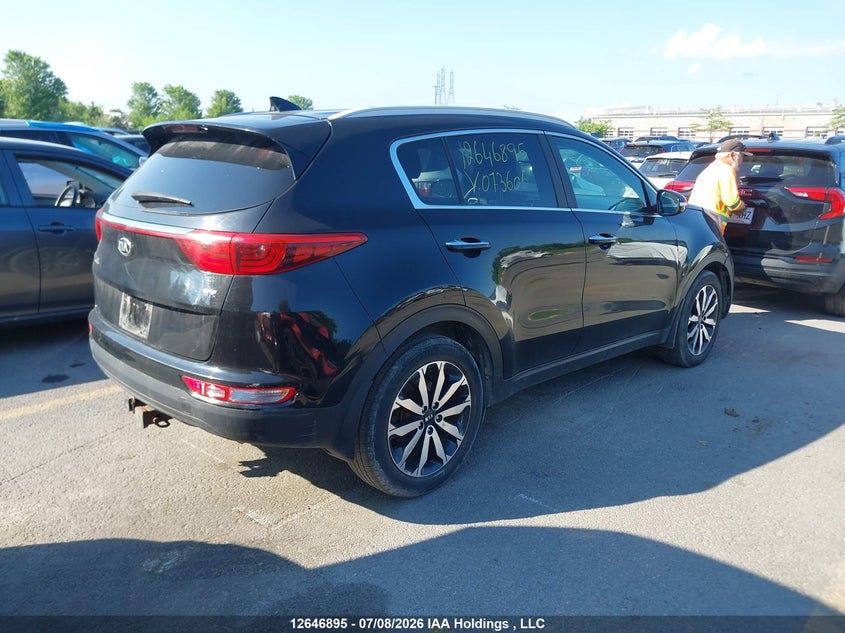 Vin: kndpn3ac7h7073606, lot: 3048271, kia sportage ex 20174