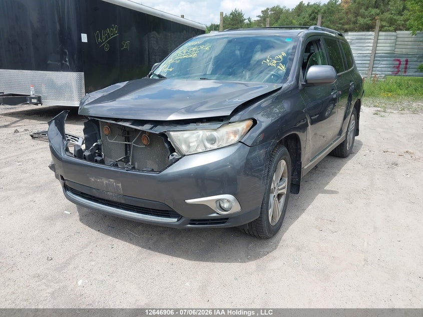 2011 Toyota Highlander, Удар спереди, IAAI, VIN 5TDBK3EH8BS052298 — фото 2