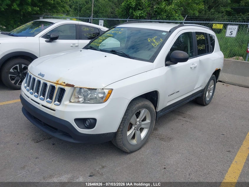 Vin: 1c4njcab6cd626511, lot: 3048303, jeep compass 20122