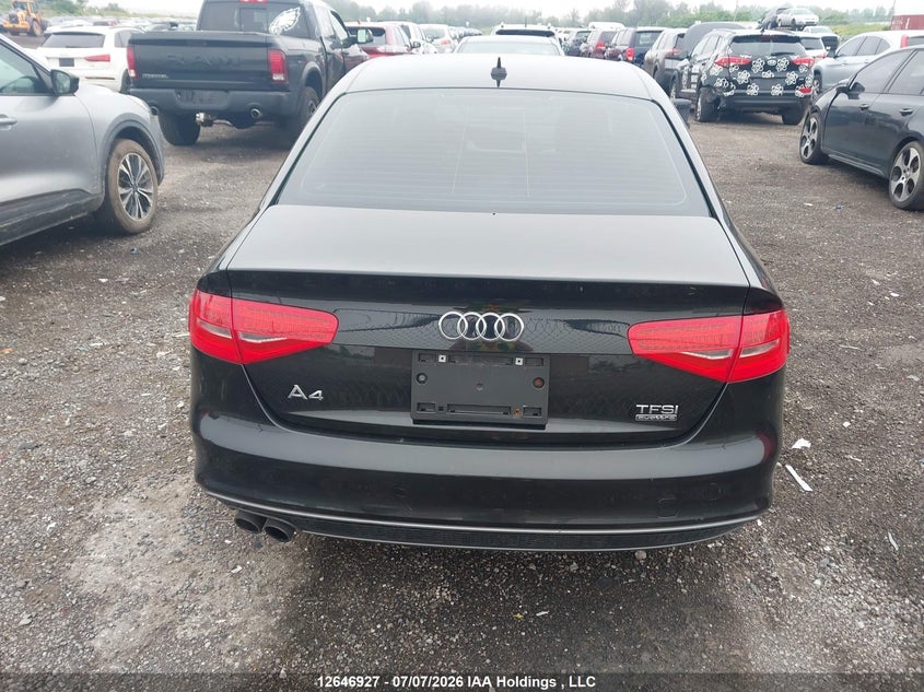 2015 Audi A4 2.0T Komfort Plus VIN: WAUBFCFL0FN025256 Lot: 12646927