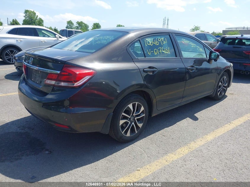 Vin: 2hgfb2f5xeh017461, lot: 3048308, honda civic 20144