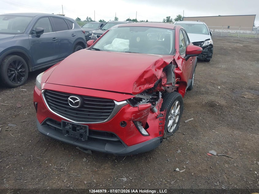 2017 Mazda CX-3, Левый бок, IAAI, VIN JM1DKFC73H0161042 — фото 2