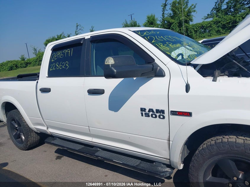 2018 RAM 1500 PICKUP 3.0L V-6 DI, DOHC, TURBO, 240HP