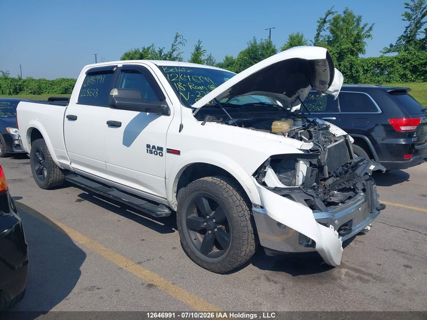 2018 Ram 1500 Slt, Front, IAAI, VIN 1C6RR7TMXJS228623