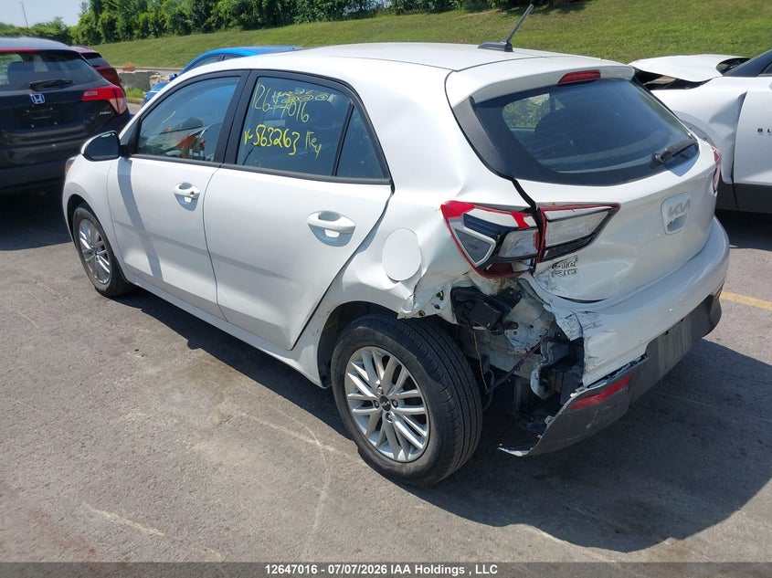 Vin: 3kpa25ad8pe563263, lot: 3048400, kia rio lx premium/lx+ 20233