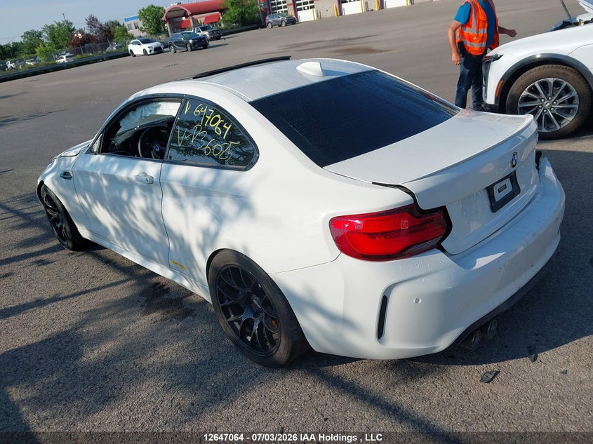 Vin: wbs1j5c59jvd36025, lot: 3048448, bmw m2 20183