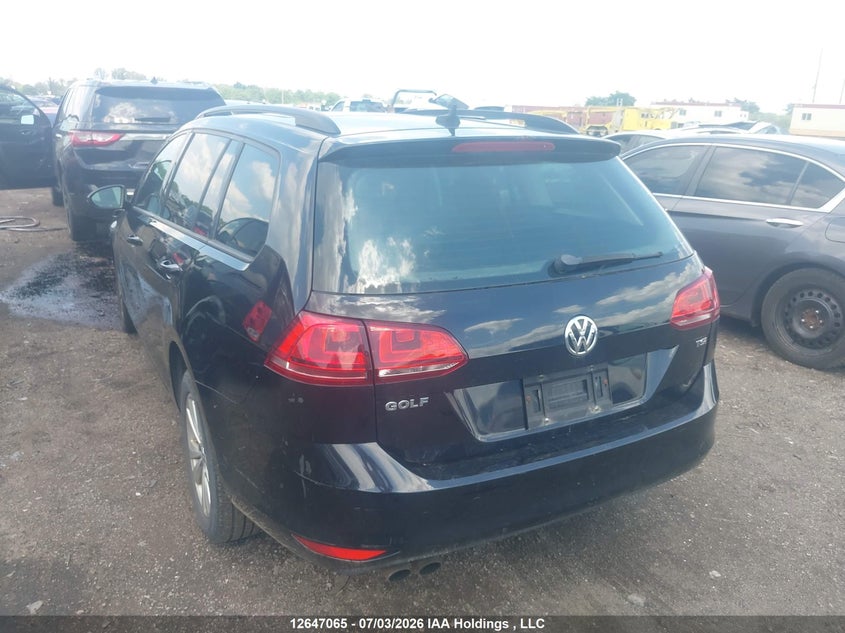 Vin: 3vwc17auxfm508015, lot: 3048449, volkswagen golf sportwagen s/se/sel 20153