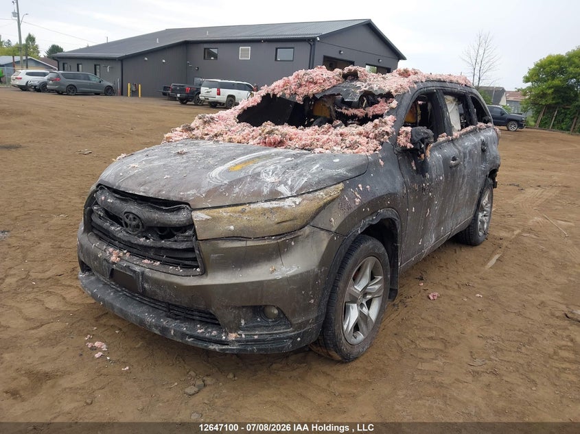 Vin: 5tddkrfh2es060489, lot: 3048485, toyota highlander limited/ltd platnum 20142