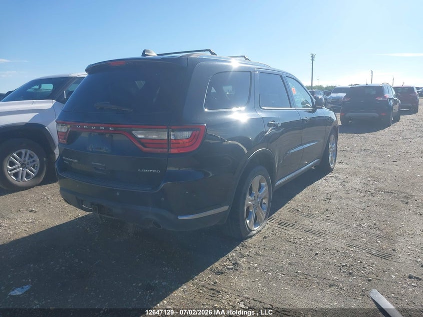 Vin: 1c4sdjdt7ec310045, lot: 3048514, dodge durango limited 20144
